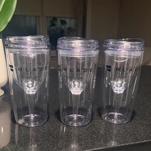 Clear Drinkware Set